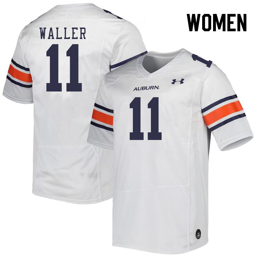 Women #11 Jamonta Waller Auburn Tigers College Football Jerseys Stitched-White